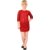 Girls Party Sequence Midi Red Dress