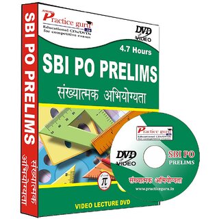                       SBI PO Prelims Quantitative Aptitude Video DVD (Hindi Medium)                                              