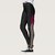 Women's / Girls Side Black Maroon Brown Block Stripe Yoga Workout Gym Leggings Fitness Sports Tight's