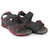 Sparx Men's Grey/Red Sports Hook & Loop Sandal & Floaters