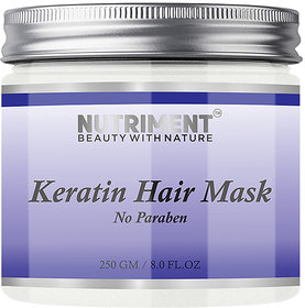 Nutriment Kertain Hair Mask 250gm,for Damages and Dry Hair, Repairs  Nourishes Hair, Reduces hairfall for All hair type