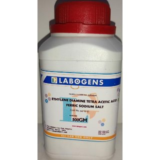 ETHYLENEDIAMINE TETRAACETIC ACID FERRIC SODIUM SALT Extra Pure - 500 GM ETHYLENEDIAMINE TETRAACETIC ACID FERRIC SODIUM SALT Extra Pure - 500 GM