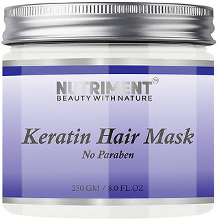 Nutriment Kertain Hair Mask 250gm,for Damages and Dry Hair, Repairs  Nourishes Hair, Reduces hairfall for All hair type