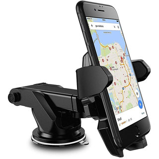 Raptech Car Mount Mobile Holder With 360 Degree Rotational(Multi, Car Mount)