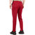Shellocks Solid Regular Fit Cotton Hosiery Maroon Track Pant for Men with Back Pocket