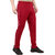 Shellocks Solid Regular Fit Cotton Hosiery Maroon Track Pant for Men with Back Pocket