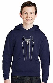 We2 Mens Navy Blue Spider Man Printed sweatshirt