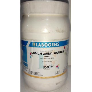 SODIUM LAURYL SULPHATE POWDER 85 Extra Pure - 500 GM SODIUM LAURYL SULPHATE POWDER 85 Extra Pure - 500 GM