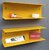 iron wall shelf (ch2530) yellow