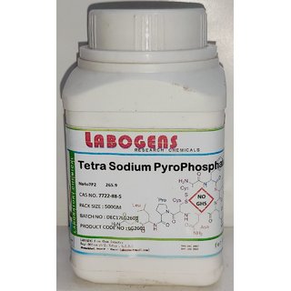 tetra-SODIUM PYROPHOSPHATE ANHYDROUS 97.50 Extra Pure - 500 GM tetra-SODIUM PYROPHOSPHATE ANHYDROUS 97.50 Extra Pure - 500 GM