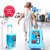 Little Doctor Playset with Case Workbench  2 in 1 Doctor Nurse Medical Box with Suitcase Trolley  Doctor Pretend Play