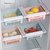 Adjustable Fridge Storage Rack Plastic Fridge Space Saver Food Organizer Tray (Qty-02)