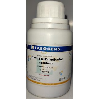                       LITMUS RED (pH indicator) SOLUTION  Indicator grade - 125 ML                                              