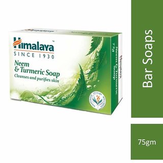                       Himalaya Herbals Protecting Neem and Turmeric Soap. 75gm                                              