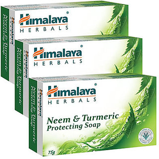                       Himalaya Herbals Neem  Turmeric Soap - Pack Of 3                                              