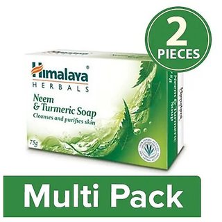 Himalaya Herbals Protecting Neem Turmeric Soap 75g (Pack Of 2) Himalaya Herbals Protecting Neem Turmeric Soap 75g (Pack Of 2)