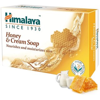                       Himalaya Since 1930 Honey  Cream Nourishes  Moisturizes Skin Soap 75g                                              