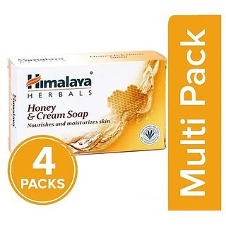                       Himalaya Bathing Soap - Honey  Cream, 4x75 g                                              