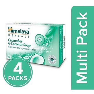 Himalaya Bathing Soap - Cucumber Coconut, 4x75 g Himalaya Bathing Soap - Cucumber Coconut, 4x75 g