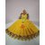 INFINITE GREEN Yellow Durga Dress ( Velvet ) - 1 Beautiful  Yellow  Dress