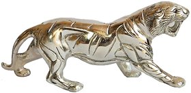 White Metal Anitique Jaguar(Panther) Figurine/Statue/Showpiece for Home,Office,Table Decor and Gift Item-4x9 inch