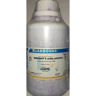                       WRIGHTS STAINING SOLUTION  For Microscopy - 250 ML                                              