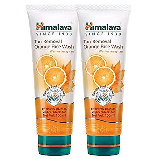 Himalaya Tan Removal Orange Face Wash 100ML - Pack Of 2 Himalaya Tan Removal Orange Face Wash 100ML - Pack Of 2