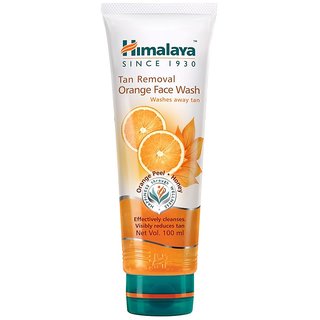                       Himalaya Unisex Tan Removal Orange Face Wash 100ml                                              