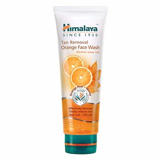                       Himalaya Tan Removal Orange Face Wash 100ml                                              