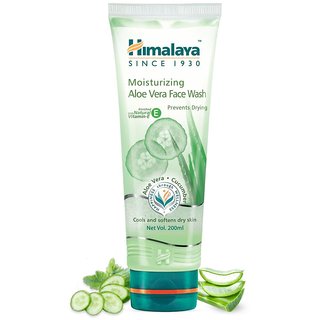                       Himalaya Moisturizing Aloe Vera Face Wash 100ml (Pack of 2)                                              