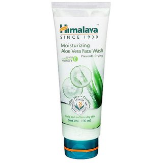                       Himalaya Moisturizing Aloe Vera Face Wash 100 ml                                              