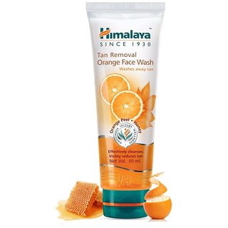 Himalaya Effectively Cleanses and Visibly Reduces Tan Removal Orange Face Wash 50ml Himalaya Effectively Cleanses and Visibly Reduces Tan Removal Orange Face Wash 50ml