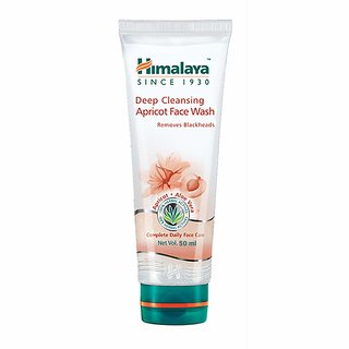                       Himalaya Removes Blackheads Deep Cleansing Apricot Face Wash 50ml                                              