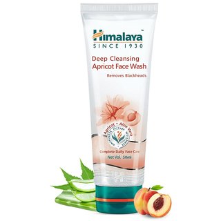                       Himalaya Deep Cleansing Apricot Face Wash 50ml (Pack Of 2)                                              