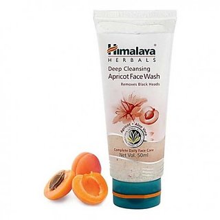 Himalaya Deep Cleansing Apricot Face Wash 50ml - Prevent Blackheads Himalaya Deep Cleansing Apricot Face Wash 50ml - Prevent Blackheads