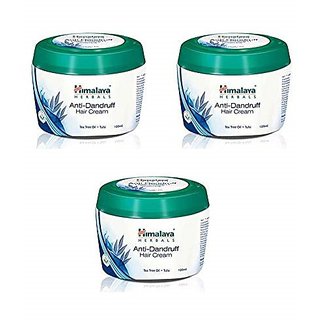Himalaya Herbals Anti Dandruff Hair Cream with Tea Tree Oil and Tulsi (100 ml) - Pack of 3 Himalaya Herbals Anti Dandruff Hair Cream with Tea Tree Oil and Tulsi (100 ml) - Pack of 3
