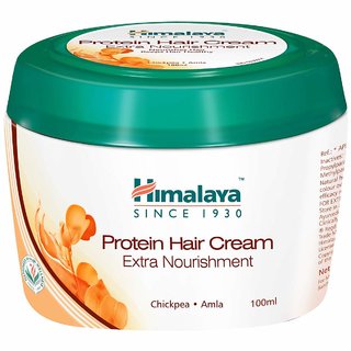                       Himalaya Herbals Protein Hair Care Cream, 100ml - Extra Hair Nourishment with Chickpea and Amla                                              