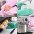 Latest 2020 Silicone Non-Slip, Dishwashing and Pet Grooming, Magic Latex Scrubbing Gloves for Household Cleaning Great f
