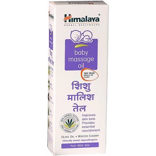                       Himalaya Herbal Baby Massage Oil Bottle 50 ml                                              