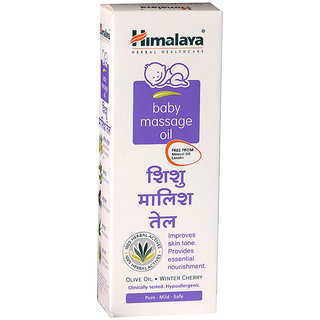 Himalaya Herbal Baby Massage Oil Bottle 200 ml