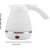 Foldable Electric Travel Kettle Dual Voltage Food Grade Silicone, 0.6 Liter - Random Colour