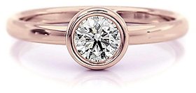 5 Ratti Gold Plated Original White Sapphire Ring Lab Certified Stone by Ratan Bazaar