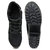 Funku Fashion Side Studs Black Suede Lace up Calf Length Boots