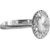 8 Carat White Sapphire Stone silver Ring by Ratan Bazaar