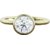 Natural 8 Carat Lab Certified White Sapphire Stone Gold Plated Ring by Ratan Bazaar
