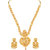 Asmitta Ethnic One Gram Gold Plated Long Necklace Set For Women