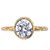 Gold Plated 8.5 Carat White Sapphire Ring by Ratan Bazaar