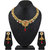 Asmitta Gorgeous Gold Plated Choker Style Necklace Set For Women
