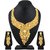 ASMITTA JEWELLERY One Gram Gold Plated Gold Choker Necklace Brass & Copper Set For Women