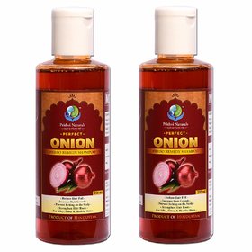 Prithvi Naturals Perfect Onion Herbo Remedy Shampoo Especially Designed For New Hair Growth Combo Pack Of 2 (200ml + 200
